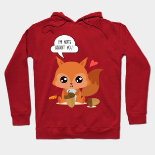 I'm nuts about you - Funny Valentines Day Hoodie